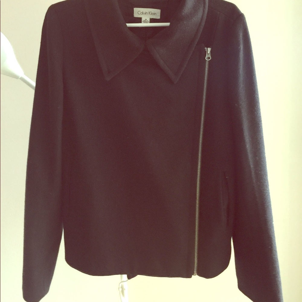 Woolen Biker Jacket